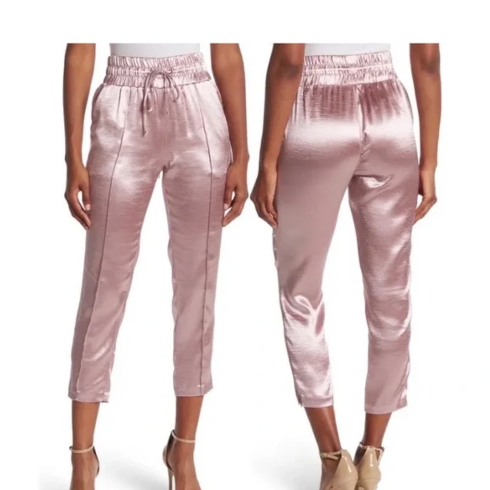 Cinq à Sept - Satin Pink Women's Pants